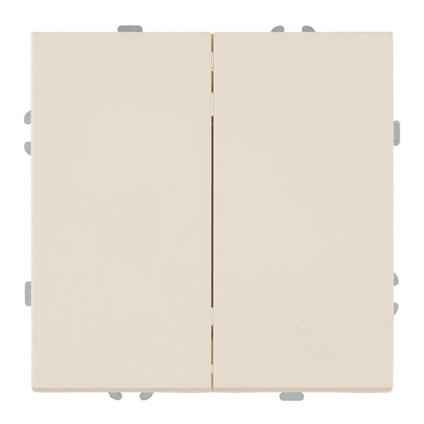 Выключатель 2-кл.самовозвр. (механизм), Stekker, 250В, 10А Эмили, RSW10-5113-08, кашемир, soft touch 50365