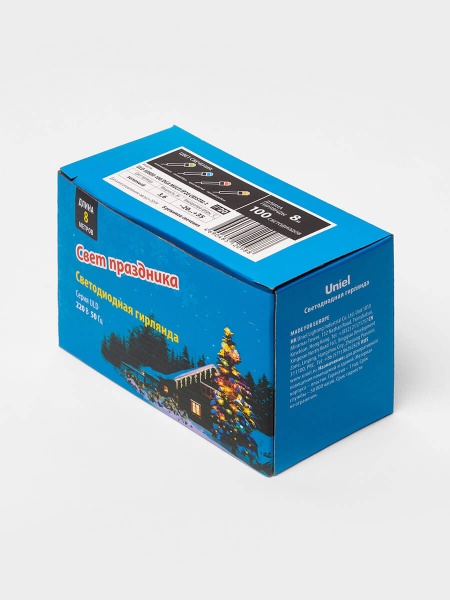 Светодиодная гирлянда Uniel Кристал-1 220V разноцветный ULD-S0800-100/DGA Multi IP20 Crystal-1 UL-00005472