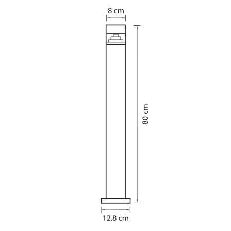 Уличный светодиодный светильник Lightstar Raggio 377707