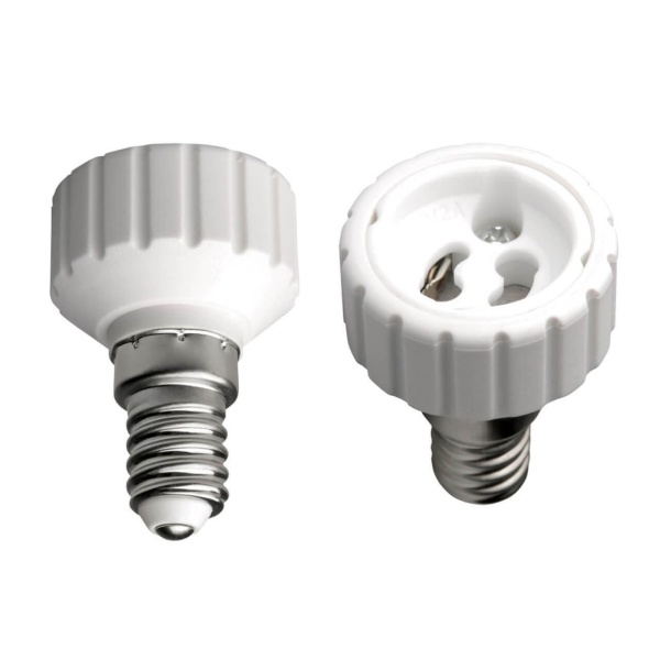 Переходник с цоколя Е14 на GU10 Uniel LH14-GU10L 06470 Переходник с цоколя Е14 на GU10 Uniel LH14-GU10L 06470