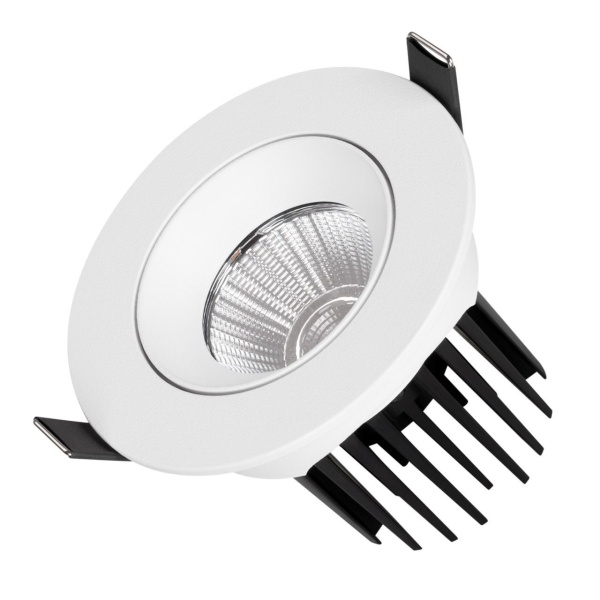 Встраиваемый светодиодный светильник Arlight MS-Atoll-Built-Turn-R94-10W Warm3000 044598