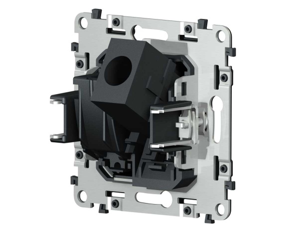 Механизм розетки компьютерной + TV оконечной RJ-45 (8P8C) AMBRELLA VOLT VM VM195