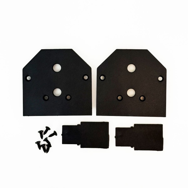 Заглушка для встраиваемого магнитного трека в натяжной ПВХ потолок, в комплекте 2 шт Crystal Lux Space CLT 0.234 06 BL