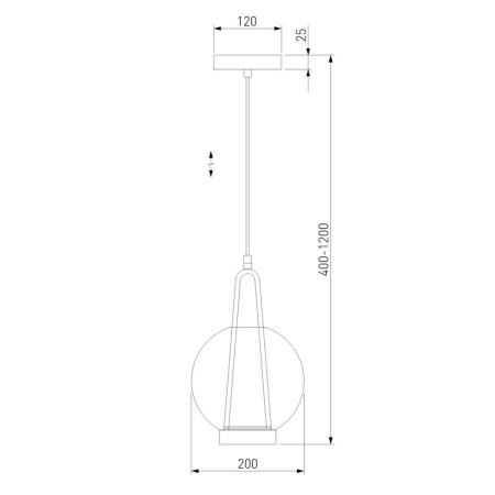 Подвесной светодиодный светильник Eurosvet Frasco 50267/1 LED синий