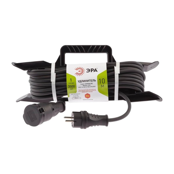 Удлинитель силовой ЭРА 1гн 10м с/з UFx-1e-3x1,5-10m-IP44(kg) Б0050867 Удлинитель силовой ЭРА 1гн 10м с/з UFx-1e-3x1,5-10m-IP44(kg) Б0050867