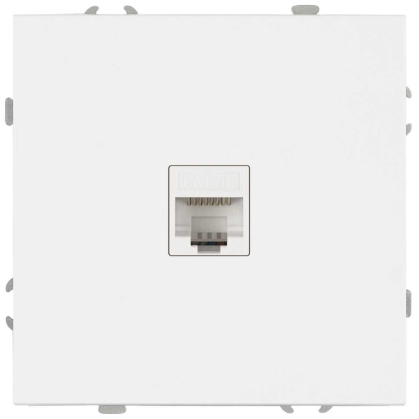 Розетка ЭРА Galaxy 15-3107-08 информационная RJ45 IP20 белый матовый Б0070750