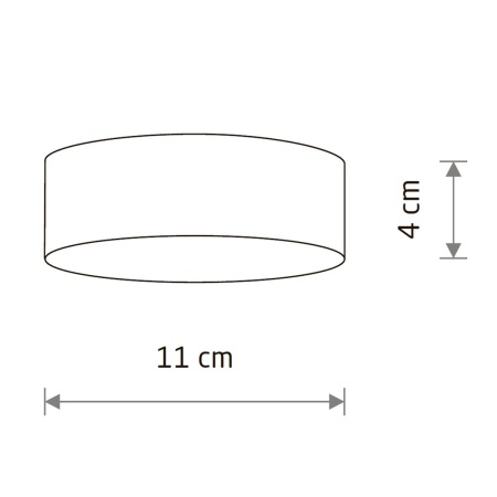 Потолочный cветильник Nowodvorski Lid Round Led Black 10406