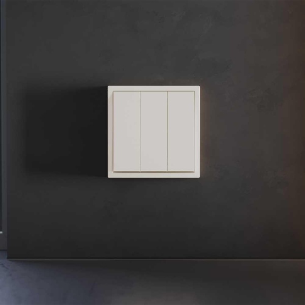 Клавиши для выключателя/переключателя трехклавишного, S70 (хлопок) Voltum VLS000513