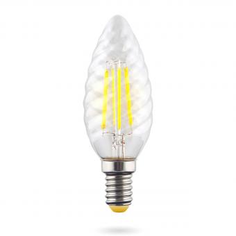 Лампа светодиодная E14 6W 2800К прозрачная VG10-CC1E14warm6W-F 7027