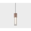 Подвесной светодиодный светильник Italline IT014-0204 rose gold