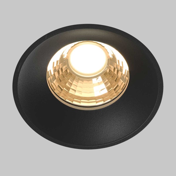 Встраиваемый светильник Maytoni Technical Downlight Round DL058-12W2.7K-TRS-B