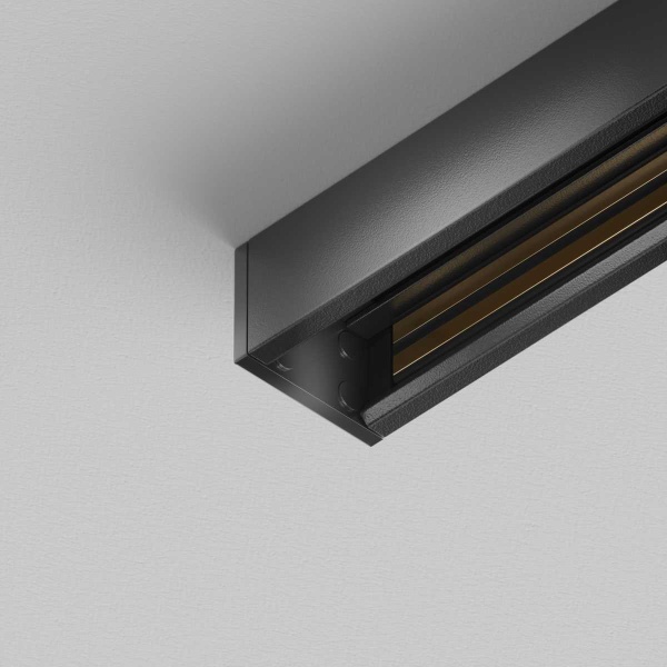 Заглушки к накладному/встраиваемому шинопроводу Exility X 2шт, черные Maytoni Technical EXILITY X Accessories for tracks Exility X TRA239EC-41B