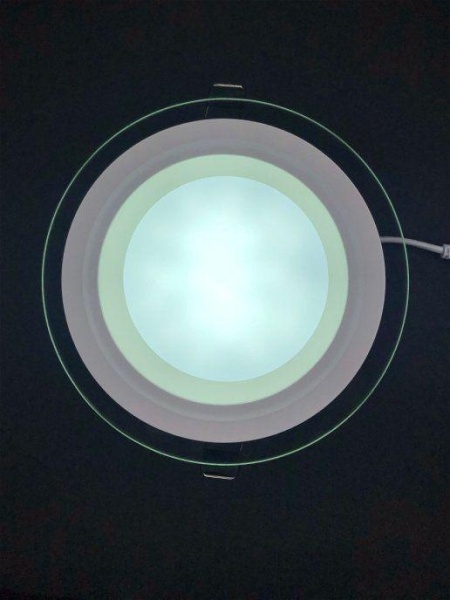 Встраиваемый светодиодный светильник Elvan VLS-705R-12W-WW-Wh