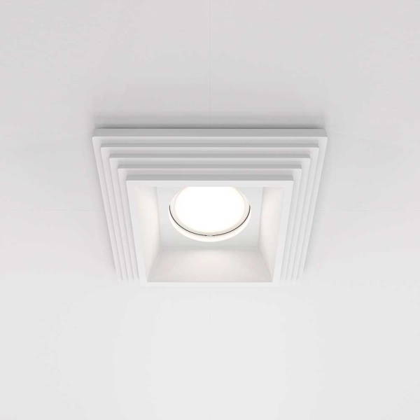 Встраиваемый светильник Maytoni Gyps DL005-1-01-W