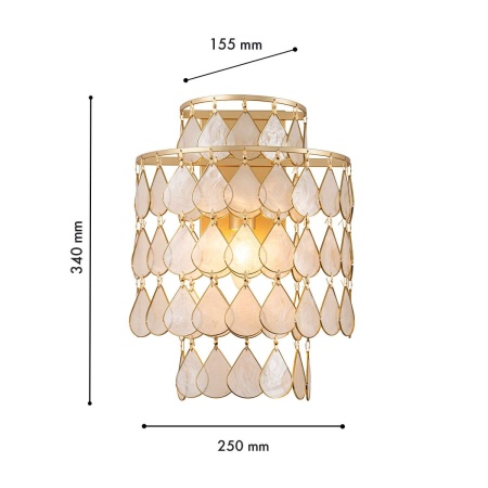 Настенный светильник Favourite Mollitia 4763-1W