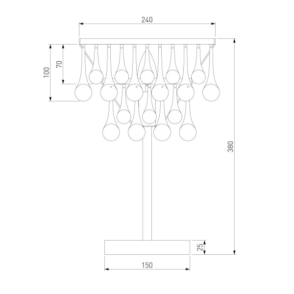 Настольная лампа Bogates Gutta 01126/1 a068864