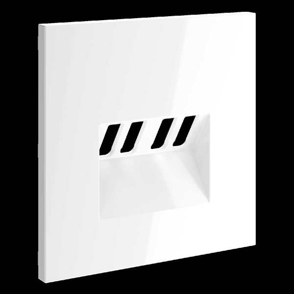 Накладка для розетки акустической 4-местной , S70 (белый глянцевый) Voltum VLS001501