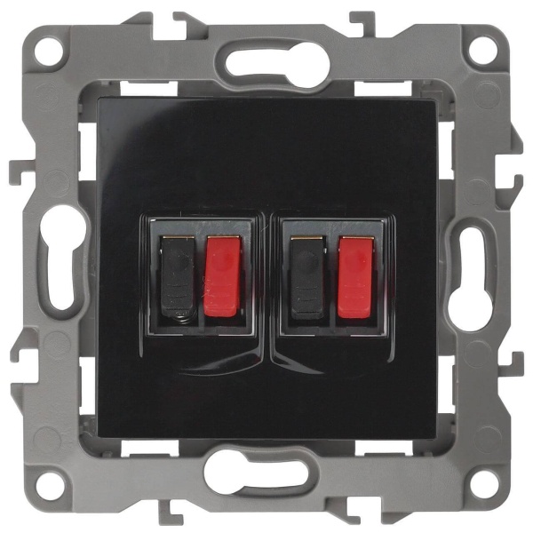 Аудиорозетка двойная ЭРА 12 12-3112-06 Б0027466 Аудиорозетка двойная ЭРА 12 12-3112-06 Б0027466