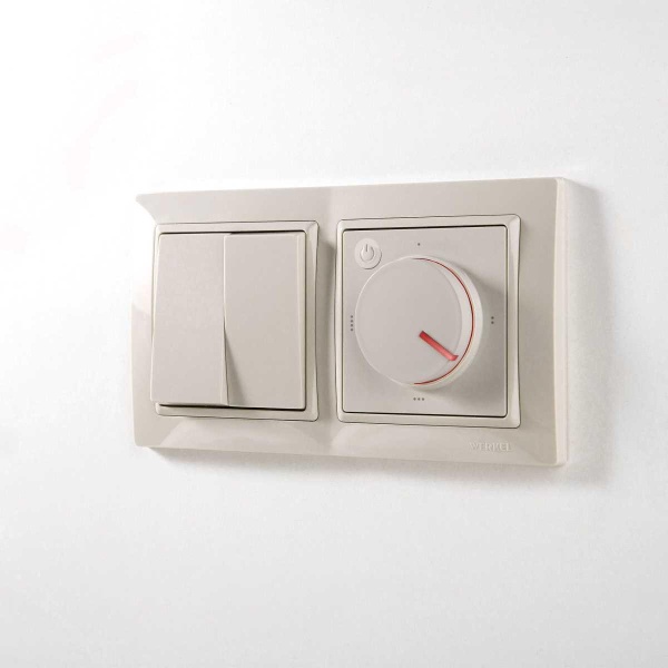 Выключатель двухклавишный Werkel слоновая кость W1120003 4690389155604