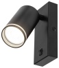 Настенный cветильник ЭРА WL19 BK GU10 MR16 IP20 Б0056360