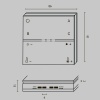 Беспроводная панель управления Maytoni Lighting control Zigbee DRC035-Z-8-W
