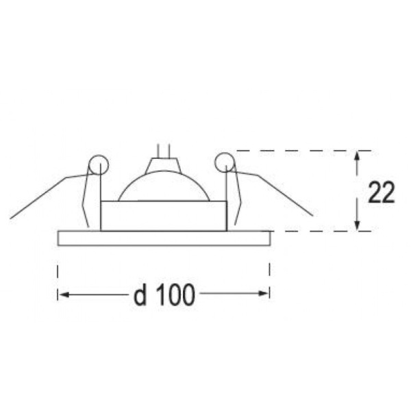 Встраиваемый светильник IMEX IL.0019.0751