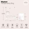 Подвесная люстра Maytoni Ring MOD013PL-04W