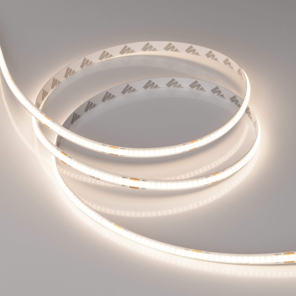 Светодиодная лента Arlight 8W/m 320LED/m COB дневной белый 5M 039021
