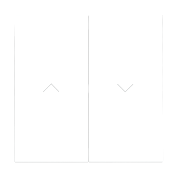 Клавиши для выключателя жалюзи, S70 (белый матовый) Voltum VLS002502