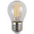 Лампа светодиодная филаментная ЭРА E27 7W 4000K прозрачная F-LED P45-7W-840-E27