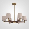 Подвесная люстра Imperium Loft Jorgenson D85 Beige/Dark Wood 102089-26