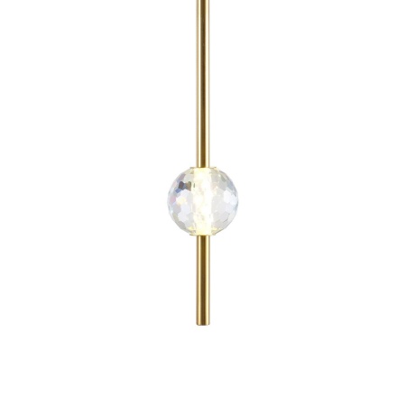 Подвесной светодиодный светильник Indigo Ciondolo 11066/1P Brass V000170L