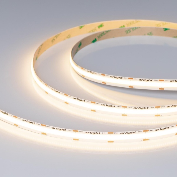 Светодиодная лента COB-X576-10mm 24V Warm3500 (15 W/m, IP20, 5m) Arlight 059120