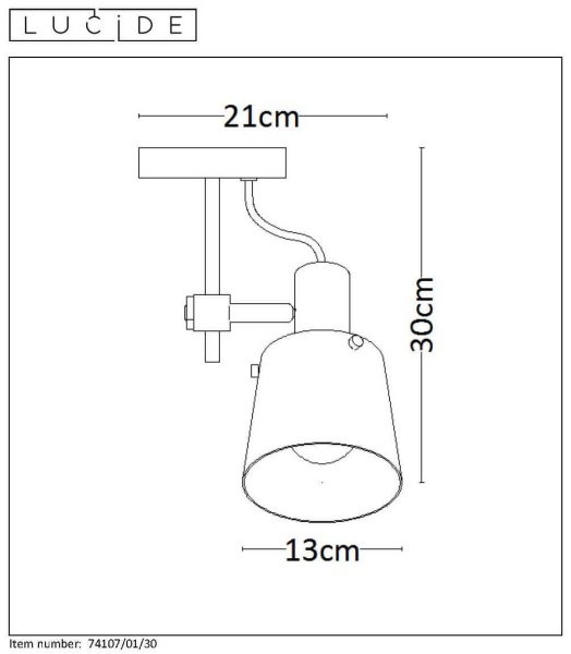 Спот Lucide Quinny 74107/01/30