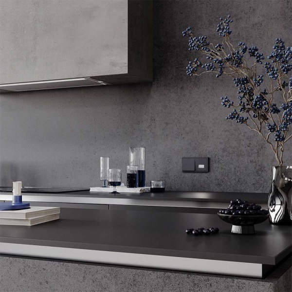 Подсветка светодиодная встраиваемая Voltum S70, (графит) VLS070607