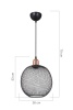 Подвесной светильник Toplight Beatrix TL1602H-01BK