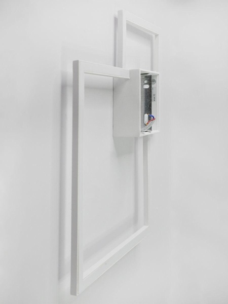 Настенный светодиодный светильник Elvan GW-46220/2SQ-20W-WW-Wh