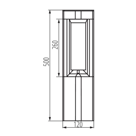 Садовый светильник Kanlux PEVO 50 GR 36551