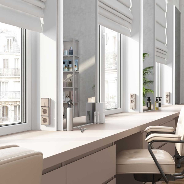 Розетка с заземлением, шторками и USB тип A+C Werkel Gallant шампань рифленый W5071710 4690389179631