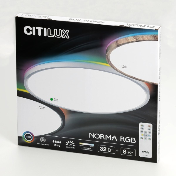 Потолочный светодиодный светильник Citilux Norma CL749400 Потолочный светодиодный светильник Citilux Norma CL749400