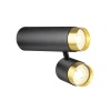 Спот Lumien Hall Саурис LH8020/2C-BK-GD Спот Lumien Hall Саурис LH8020/2C-BK-GD