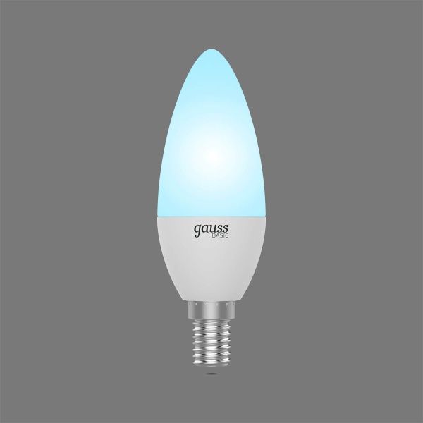 Лампа светодиодная Gauss E14 5,5W 4100К матовая 1033126