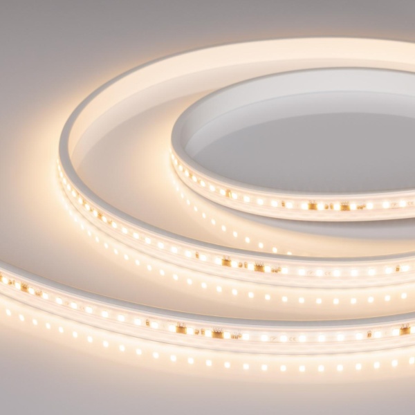Светодиодная лента герметичная Arlight ARL-PV-A120-15mm 230V Warm3000 (15 W/m, IP65, 50m) 054700