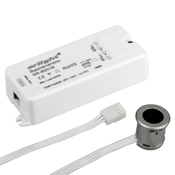 Датчик движения инфракрасный Arlight SR-8001B Silver 020208 Датчик движения инфракрасный Arlight SR-8001B Silver 020208
