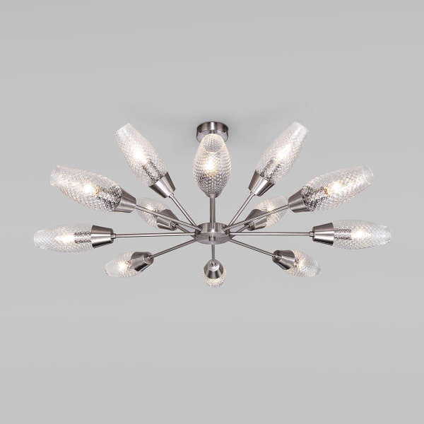 Подвесная люстра Eurosvet Thalia 60140/12 сатин-никель