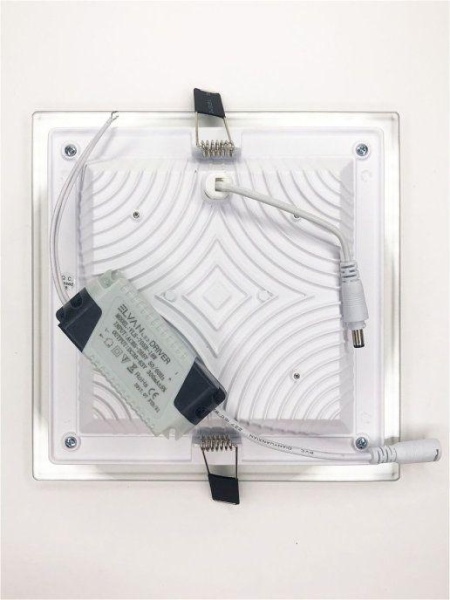 Встраиваемый светодиодный светильник Elvan VLS-705SQ-18W-WH-Wh