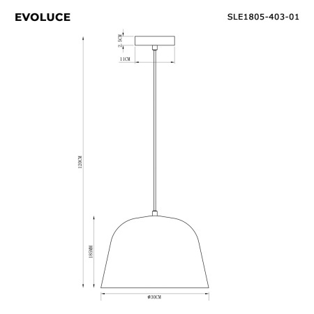 Подвесной светильник Evoluce SLE1805-403-01