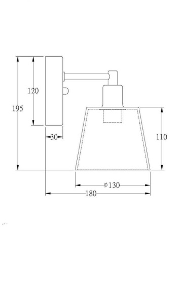 Бра Lucide Vitri 71265/01/17