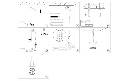 Подвесная люстра Moderli Rizar V1220-5P