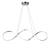 Подвесной светодиодный светильник Escada Knot 10236/1LED Chrome